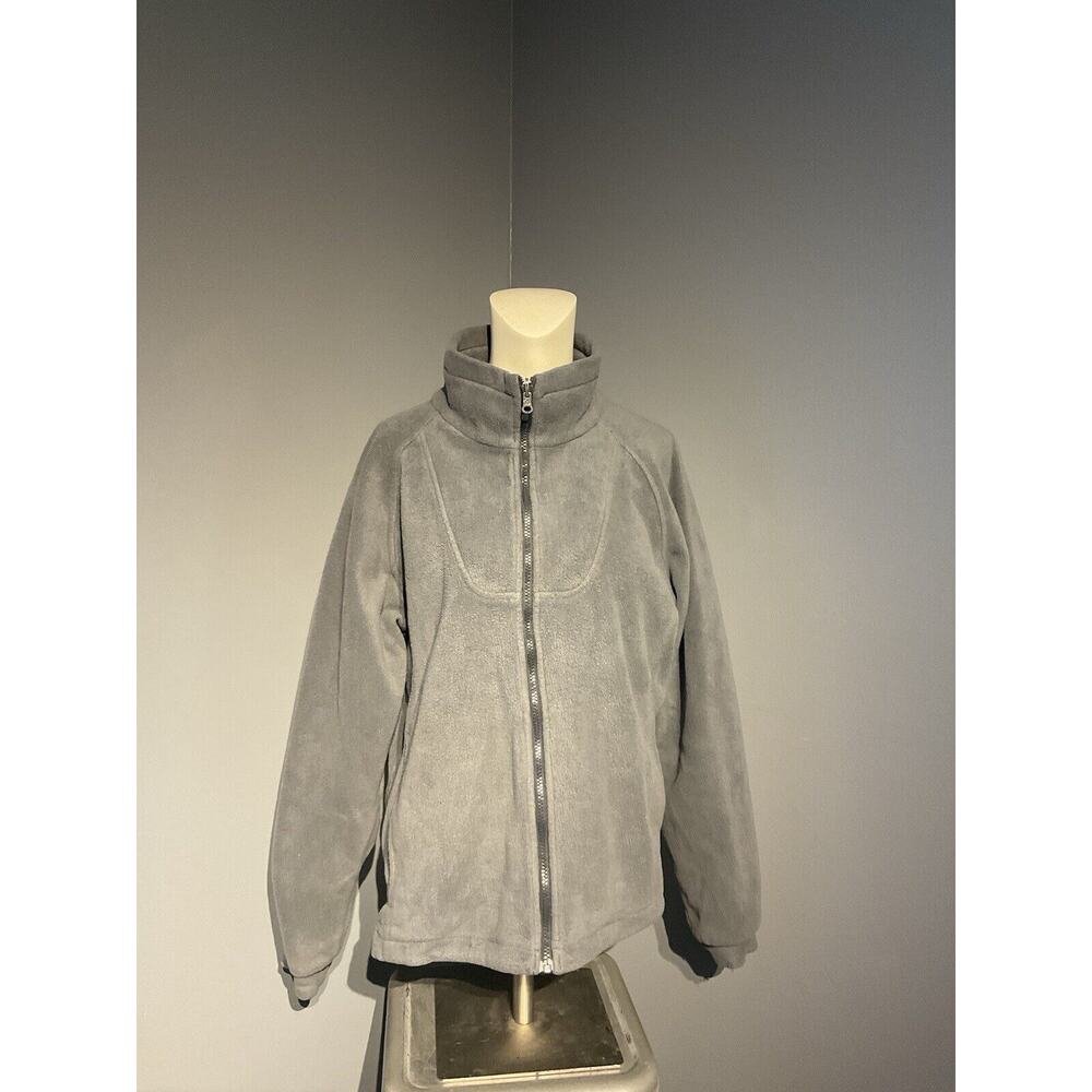 columbia fleece jacket Gray Full Zip Women’s Size Xl
